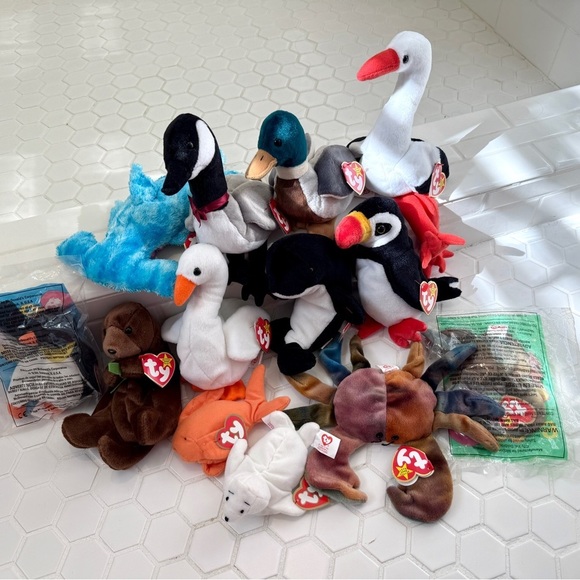 Ty Other - Ty Beanie Baby Plush Collection Water Birds & Sea Creatures